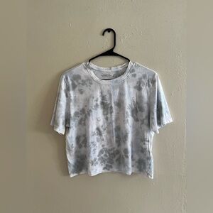 Abercrombie & Fitch Cropped Relaxed Tie-Dye Tee, Soft AF Collection